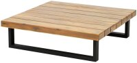 Garden Pleasure Loungegruppe ACAPULCO anthrazit, schwarz Holz, Metall, 13-teilig