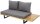 Garden Pleasure Loungegruppe ACAPULCO anthrazit, schwarz Holz, Metall, 13-teilig