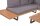 Garden Pleasure Loungegruppe ACAPULCO anthrazit, schwarz Holz, Metall, 13-teilig