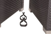 Garden Pleasure Loungegruppe SANSIBAR grau, silber Kunststoff, Metall, 18-teilig