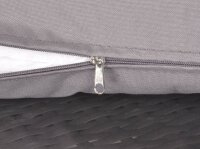 Garden Pleasure Loungegruppe SANSIBAR grau, silber Kunststoff, Metall, 18-teilig