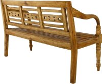 Garden Pleasure Gartenbank MOYO 960369 braun Holz 150,0 cm