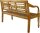 Garden Pleasure Gartenbank MOYO 960369 braun Holz 150,0 cm