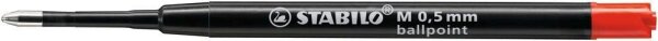 STABILO Ballpoint Refill Kugelschreibermine M rot, 1 St.