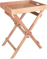 Garden Pleasure Gartentisch BACAN braun rechteckig 39,0 x...