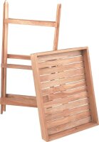 Garden Pleasure Gartentisch BACAN braun rechteckig 39,0 x 29,0 x 50,0 cm