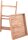 Garden Pleasure Gartentisch BACAN braun rechteckig 39,0 x 29,0 x 50,0 cm