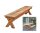 Garden Pleasure Gartenbank KISAR 940282 braun Holz 200,0 cm