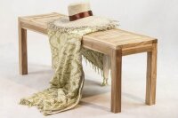 Garden Pleasure Gartenbank BIARO 940288 braun Holz 150,0 cm