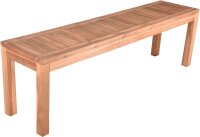 Garden Pleasure Gartenbank BIARO 940288 braun Holz 150,0 cm
