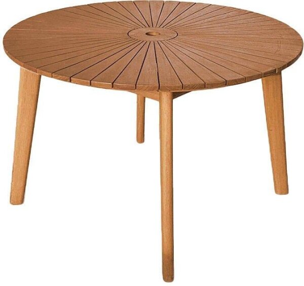 Garden Pleasure Gartentisch FREMONT braun rund 110,0 x 110,0 x 75,0 cm