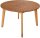Garden Pleasure Gartentisch FREMONT braun rund 110,0 x 110,0 x 75,0 cm