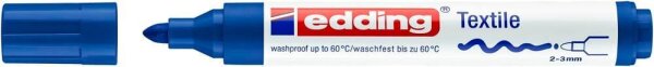 edding 4500 Textilmarker blau 2,0 - 3,0 mm, 1 St.
