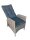 Garden Pleasure Gartenstühle mit Armlehnen BRAGA grau, Metall, 2 St.