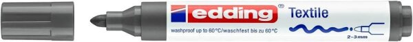 edding 4500 Textilmarker grau 2,0 - 3,0 mm, 1 St.