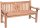 Garden Pleasure Gartenbank PANTAR 940289 braun Holz 120,0 cm