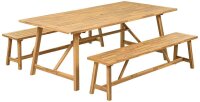 Garden Pleasure Sitzgruppe SYDNEY, braun Holz, 3-teilig