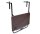 Garden Pleasure TABORA Balkonhängetisch rechteckig Kunststoff braun 60,0 x 60,0 x 73,0 - 83,5 cm, 1 St.
