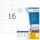 HERMA Etiketten 10303 weiß 88,9 x 33,8 mm, 100 Blatt