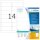 HERMA Adressetiketten 10310 weiß 99,1 x 38,1 mm, 100 Blatt
