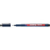 edding 1800 Fineliner schwarz 0,7 mm, 1 St.