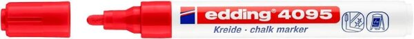 edding 4095 Kreidemarker rot 2,0 - 3,0 mm, 1 St.