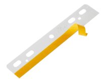 DURABLE Heftstreifen, selbstklebend FILEFIX transparent Kunststoff, 25 St.