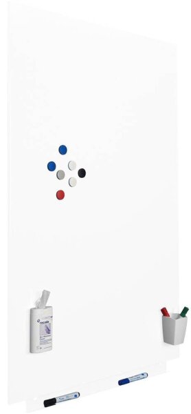 rocada Whiteboard Skin 75,0 x 55,0 cm weiß lackierter Stahl