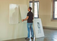 rocada Whiteboard Skin 75,0 x 55,0 cm weiß lackierter Stahl