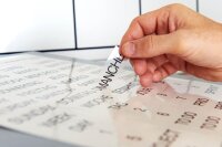 rocada Whiteboard Skin Planner 115,0 x 75,0 cm weiß lackierter Stahl