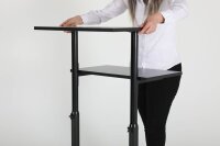 update displays Stehpult höhenverstellbar schwarz