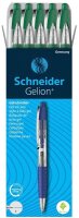 Schneider Gelion+ Gelschreiber grün/schwarz - transparent 0,4 mm, Schreibfarbe: grün, 10 St.