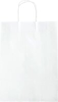 folia Papier-Tragetaschen XL weiß 31,0 x 42,0 cm,...