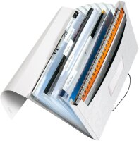 LEITZ Fächermappe WOW 4589 6 Fächer weiß,...