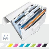 LEITZ Fächermappe WOW 4589 6 Fächer weiß, 1 St.