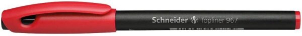 Schneider Topliner 967 Fineliner rot 0,4 mm, 10 St.