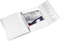 LEITZ Ordnungsmappe WOW 4634 12 Fächer weiß, 1...