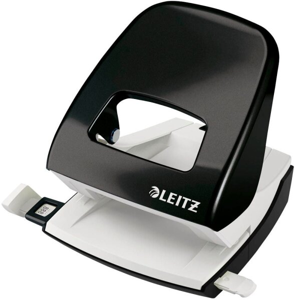 LEITZ Locher NeXXt 5008 WOW schwarz-metallic, 1 St.