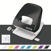 LEITZ Locher NeXXt 5008 WOW schwarz-metallic, 1 St.