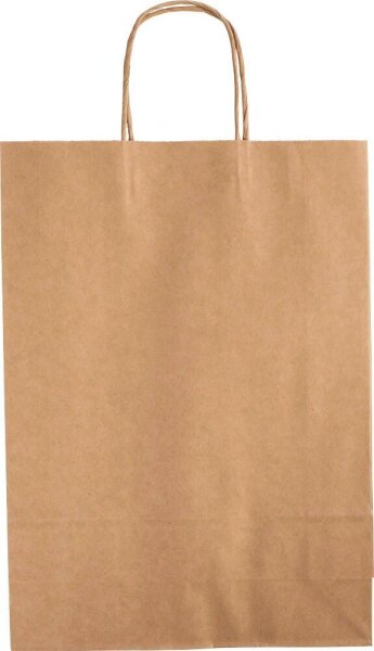 folia Papier-Tragetaschen XL braun 31,0 x 42,0 cm, 15 St.