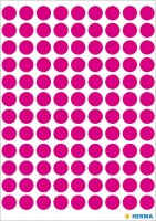HERMA Klebepunkte 1836 pink Ø 8,0 mm, 10x 540 St.