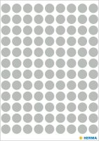 HERMA Klebepunkte 1838 grau Ø 8,0 mm, 10x 540 St.