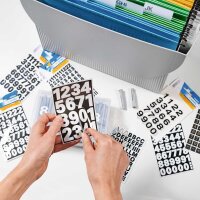 HERMA Klebenummern 4170 Zahlen, weiß, 10x 32 Etiketten