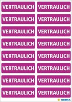 HERMA Hinweisetiketten 15037 Vertraulich, lila 40,0 x...
