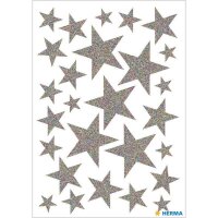 HERMA Aufkleber 15128 Sterne, silber, 10x 27 Etiketten  (...