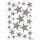 HERMA Aufkleber 15128 Sterne, silber, 10x 27 Etiketten  ( 15128 )