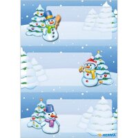 HERMA Aufkleber 15259 Winterlandschaft, 10x 6 Etiketten...