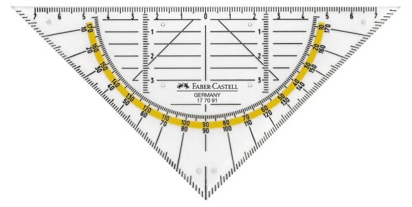 FABER-CASTELL Geometrie-Dreieck 14,0 cm