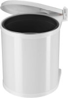 Hailo 3555-001 Einbau-Mülleimer 15,0 l weiß, 1...