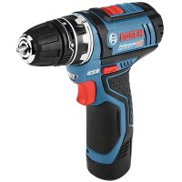 BOSCH Professional GSR 12V-15 FC Akku-Bohrschrauber-Set 12,0 V, mit 2 Akkus